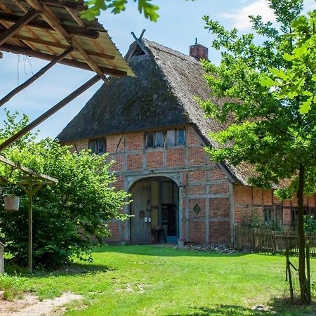 Reetscheune Kruezen Kruzen Esterno foto